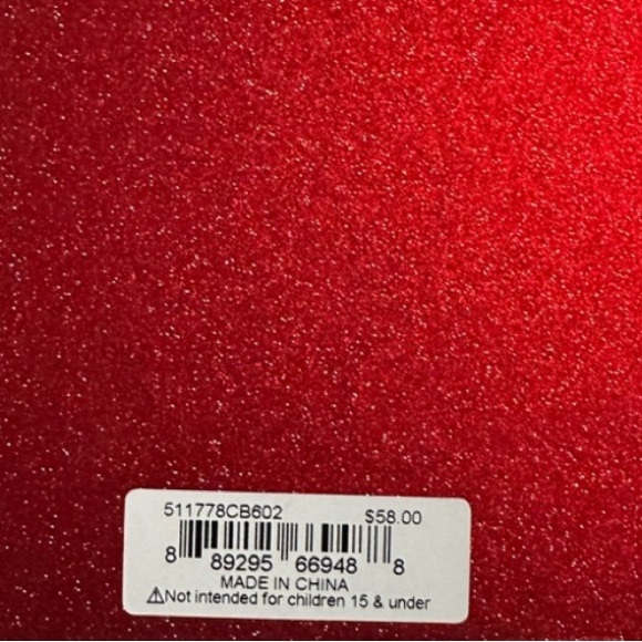 NWT ⚜️♥️⚜️ Betsey Johnson Holiday Red Glitter Pencil Bracelet With Green Eraser - Picture 12 of 12